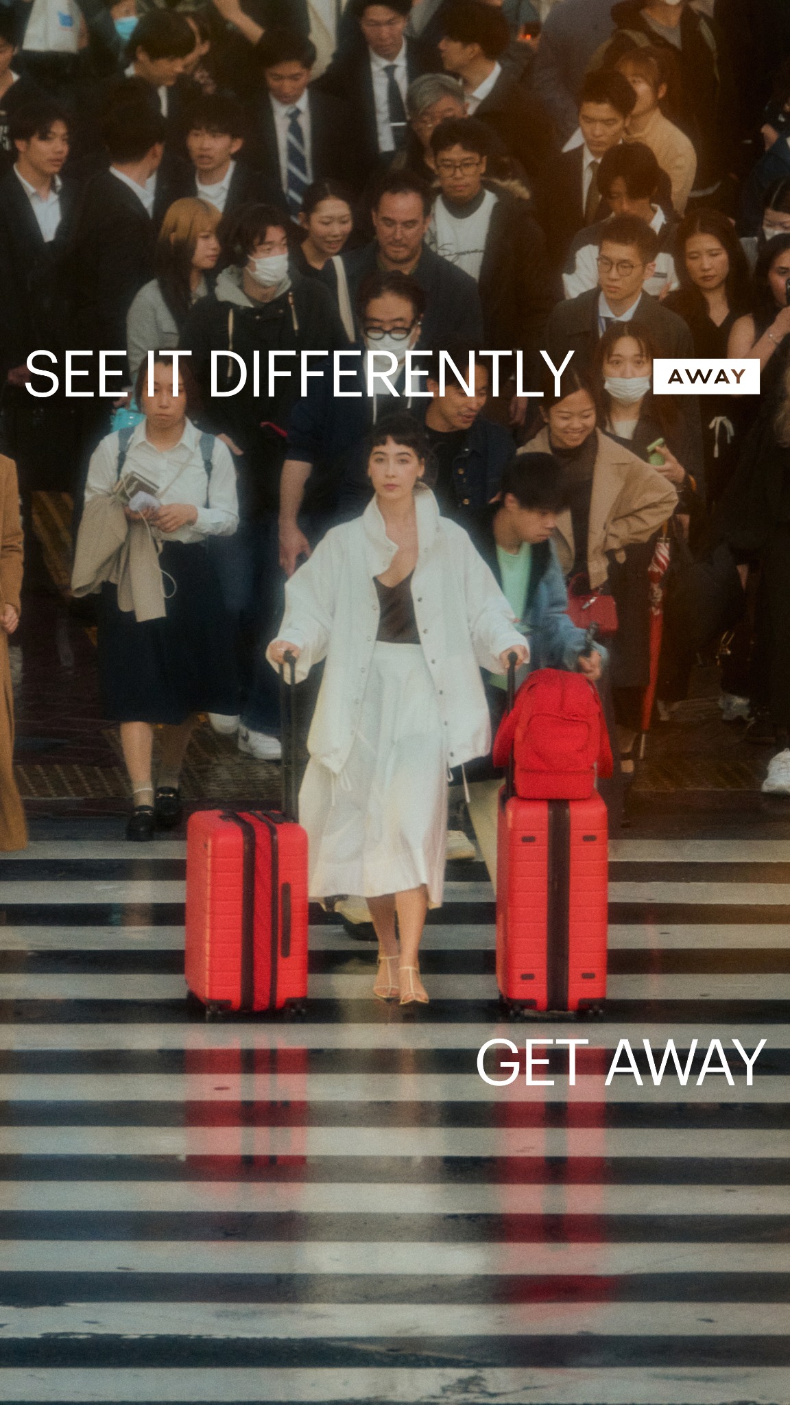 Away Facebook ad