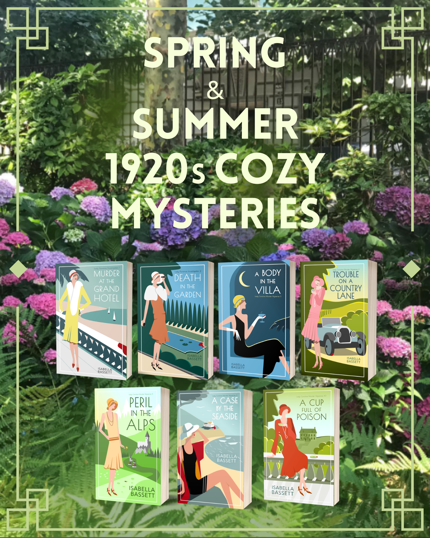 Isabella Bassett Author Facebook ad: Lady Caroline Murder Mysteries