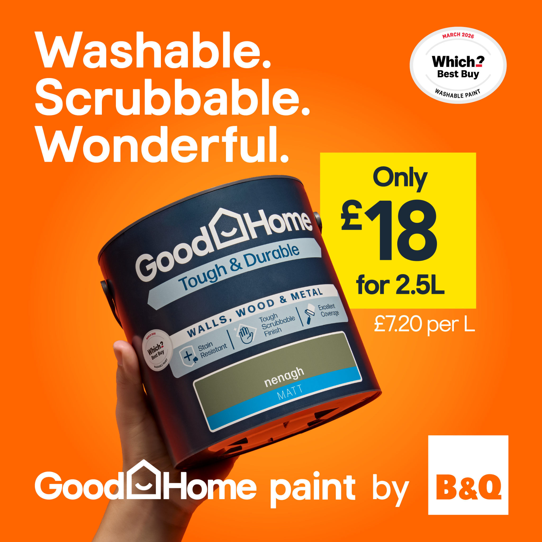 B&Q Facebook ad