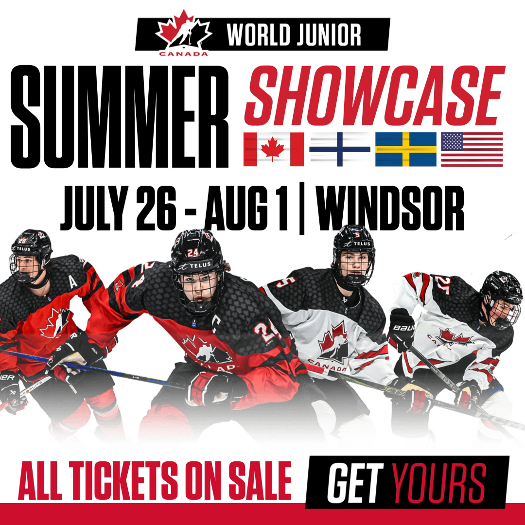 Windsor Spitfires Hockey Club Facebook ad: Hocket Canada Summer Showcase Comes to Windsor.