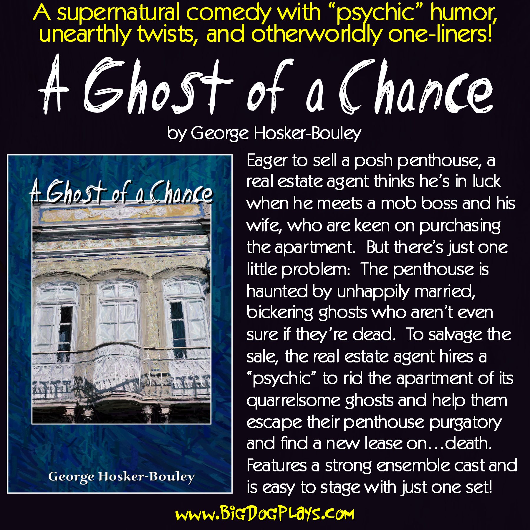Big Dog Publishing Facebook ad: Ghost of a Chance, A