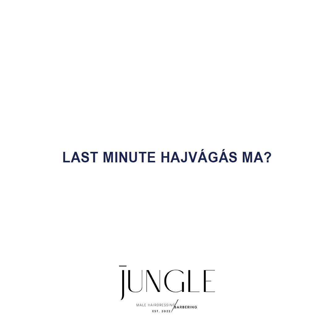 JUNGLEsalon Facebook ad: Van még szabad helyünk, kattints és foglalj!