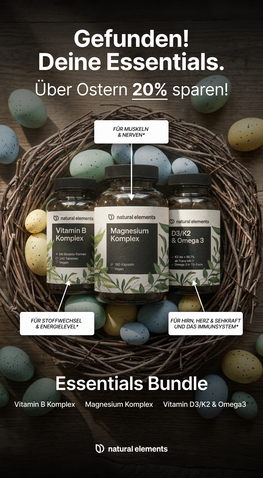 natural elements Facebook ad