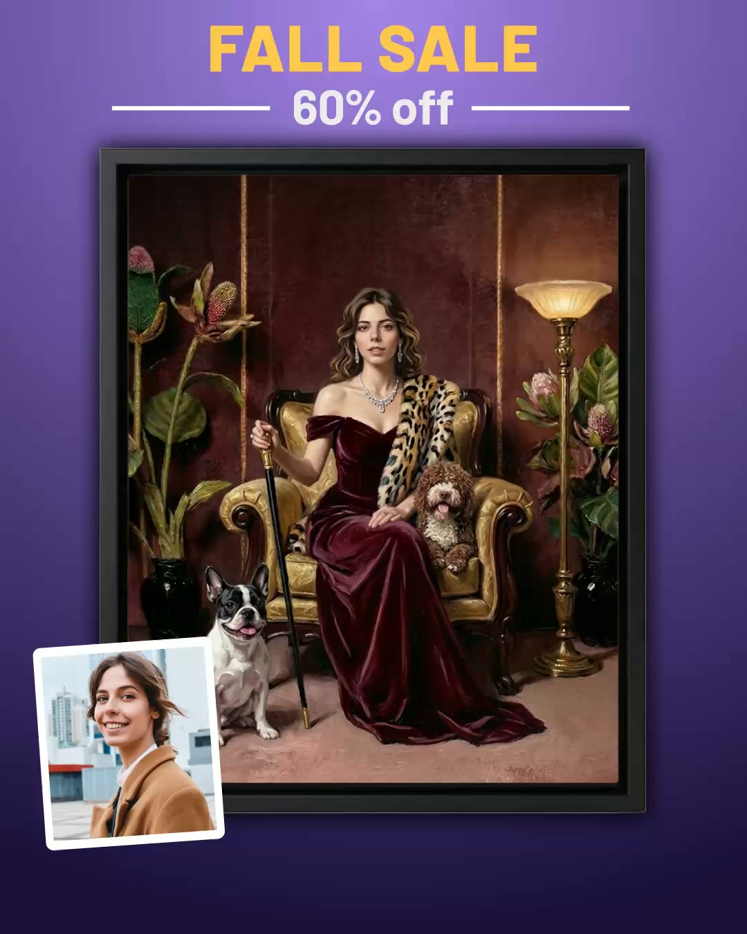 Gift Ideas For Someone Who Has Everything Facebook ad: The eternal portrait of your family's love