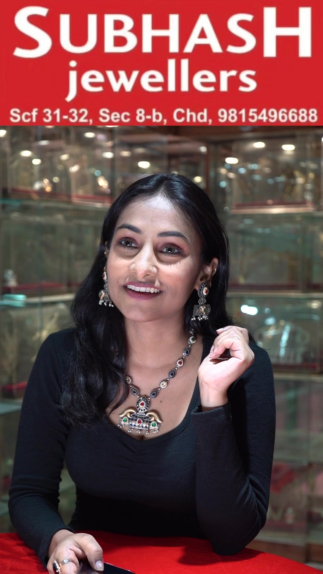 The Silver Mall Subhash Jewellers Chandigarh Facebook ad: iconic silver jewellery to dazzle on your occasion