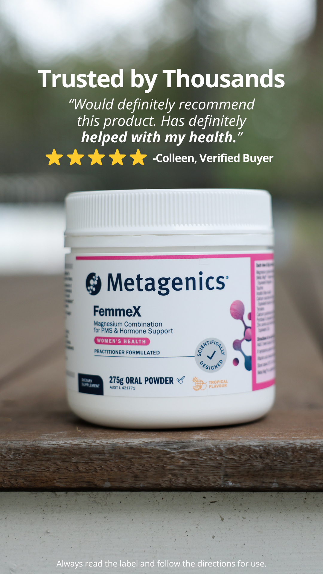 Metagenics ANZ Facebook ad