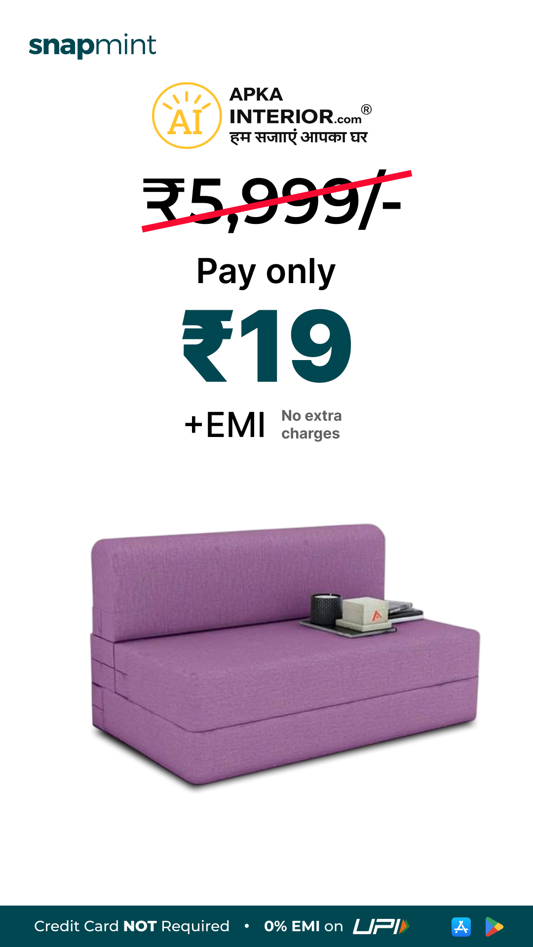 Snapmint Facebook ad