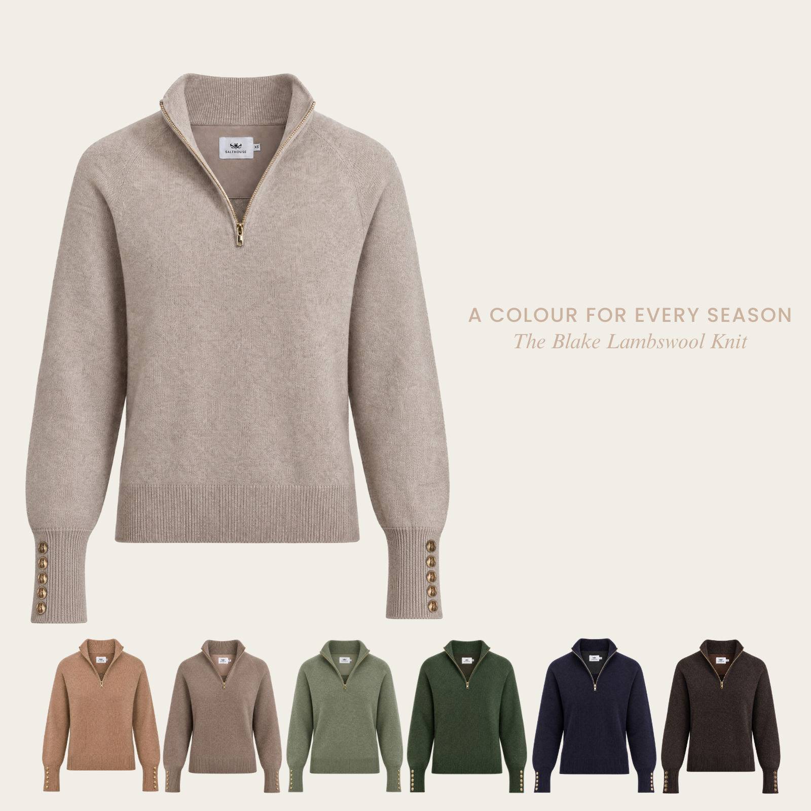 Salthouse Facebook ad: 100% Lambswool