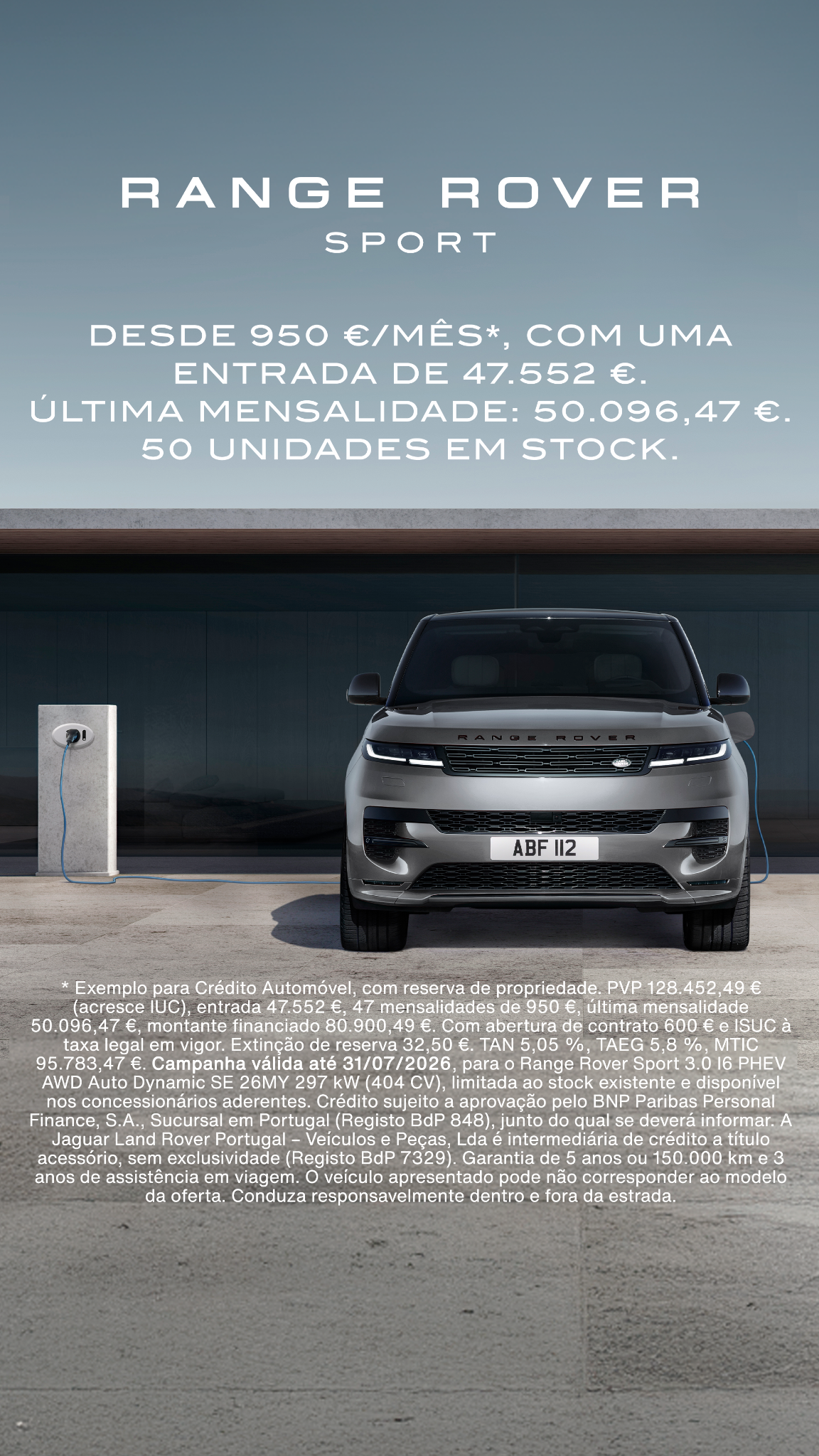 Range Rover Facebook ad