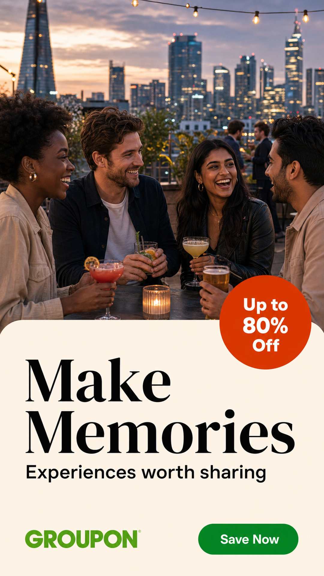 Groupon Facebook ad