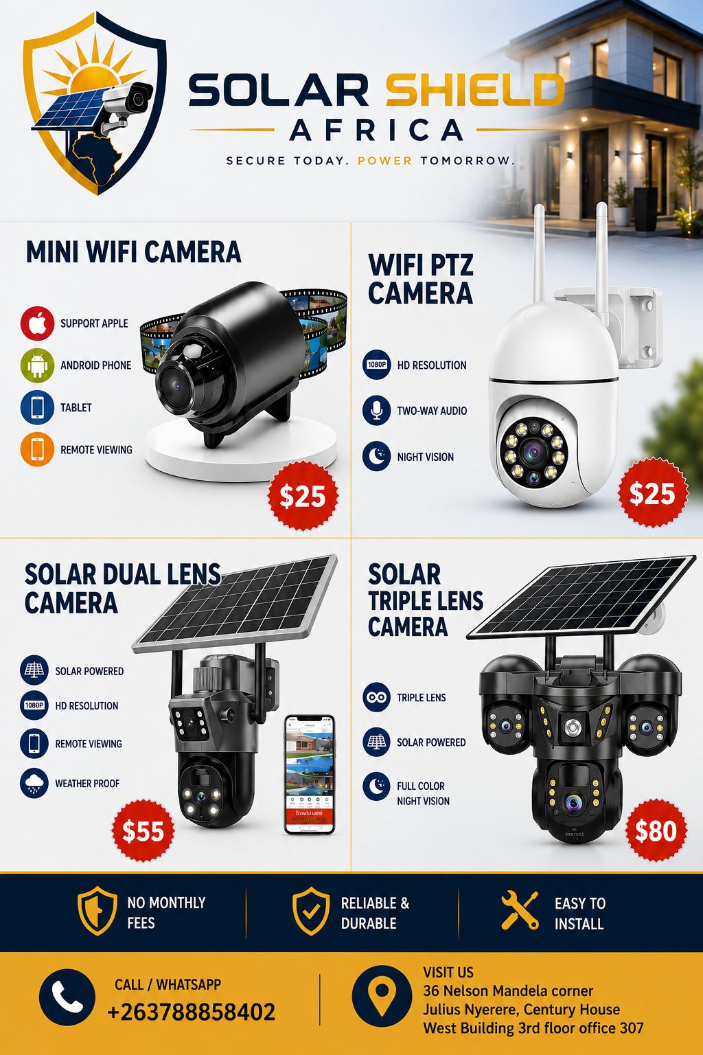 Solar Flood Lights ZW Facebook ad: Don't be left out on our stock clearance!
