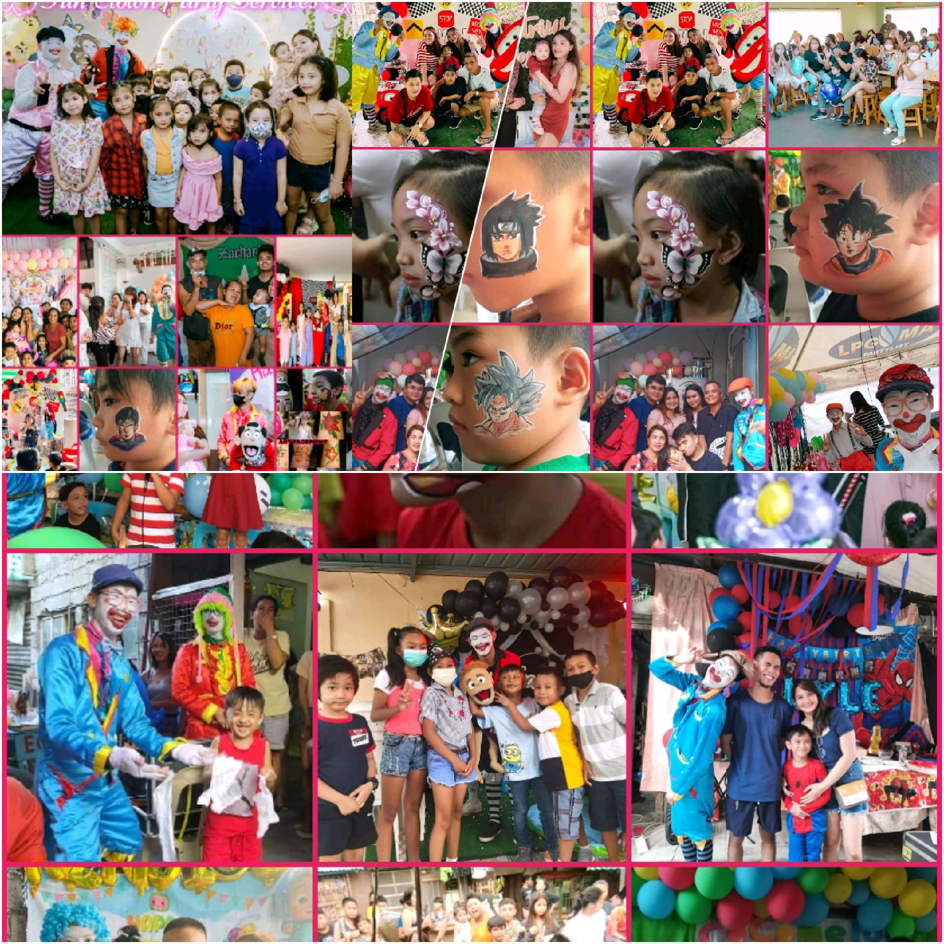 FunClown Party Services Facebook ad: Hanap mo yung masaya at affordable na Clown's?