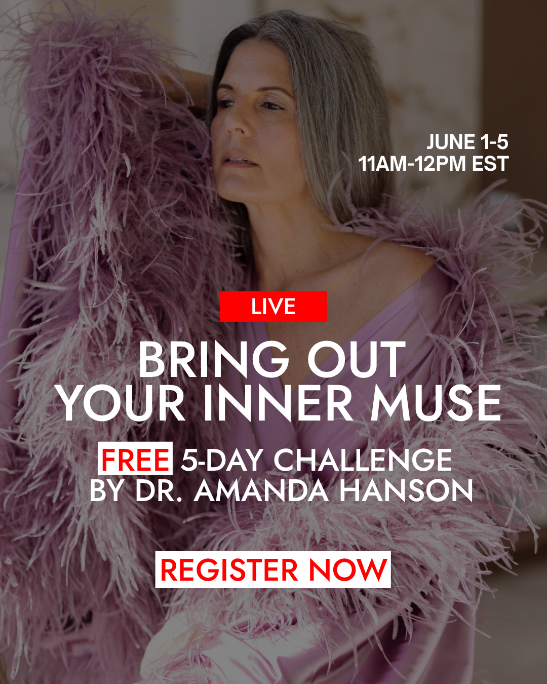 Amanda Hanson - Midlife Muse Facebook ad