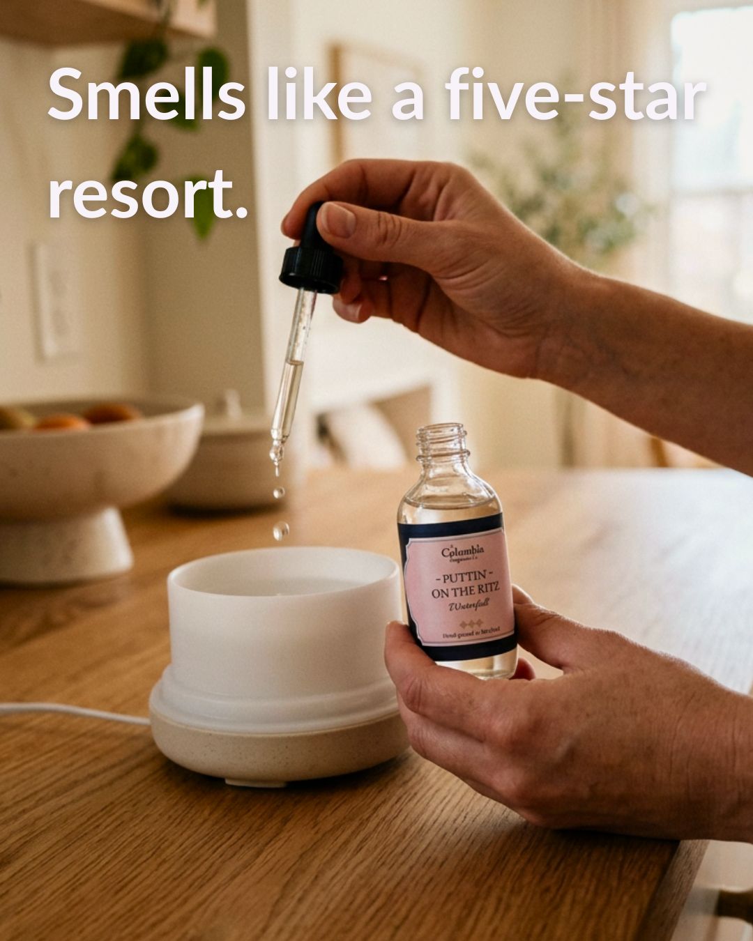 The Columbia Fragrance Co. Facebook ad: Smells Like a 5-Star Check-In