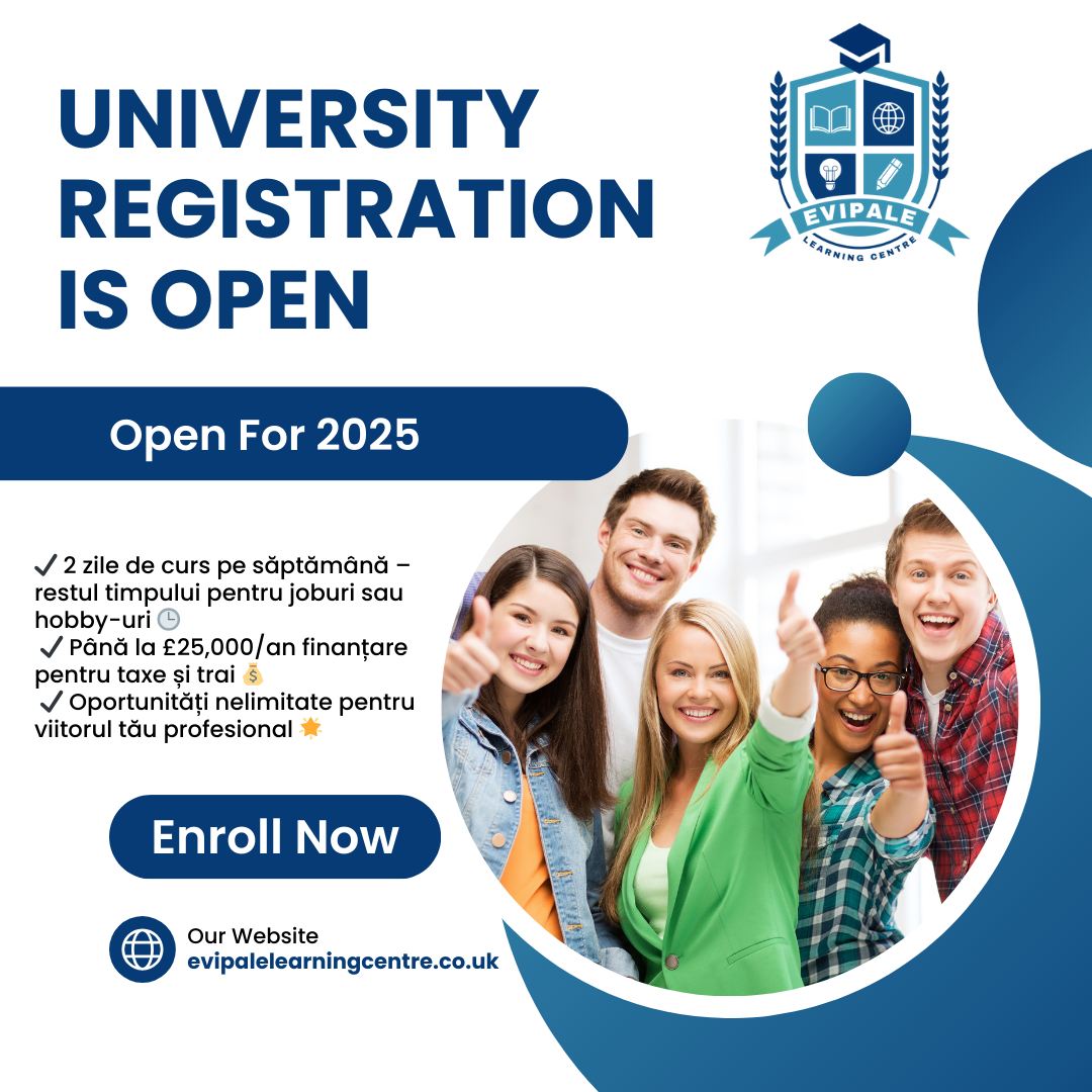 Studiaza In UK Facebook ad: Studiază în UK și deschide-ți ușile către un…