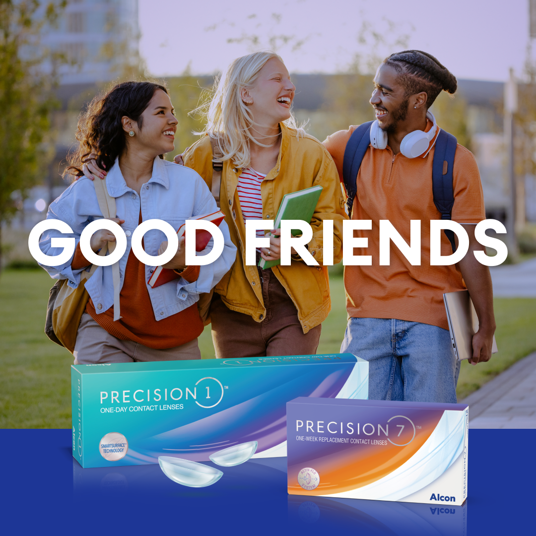 MyAlcon US Facebook ad: BACK-TO-SCHOOL JUST GOT GOOD