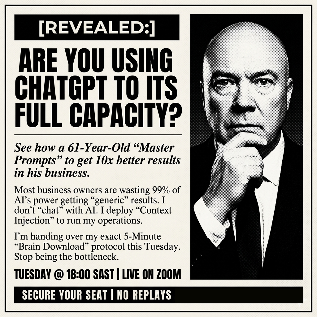LifeQuest Coaching Facebook ad: The 61-Year-Old's Master Prompt Protocol