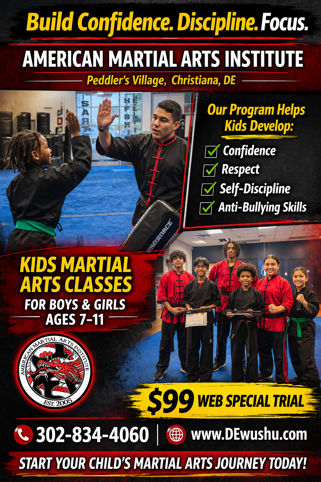 American Martial Arts Institute Facebook ad