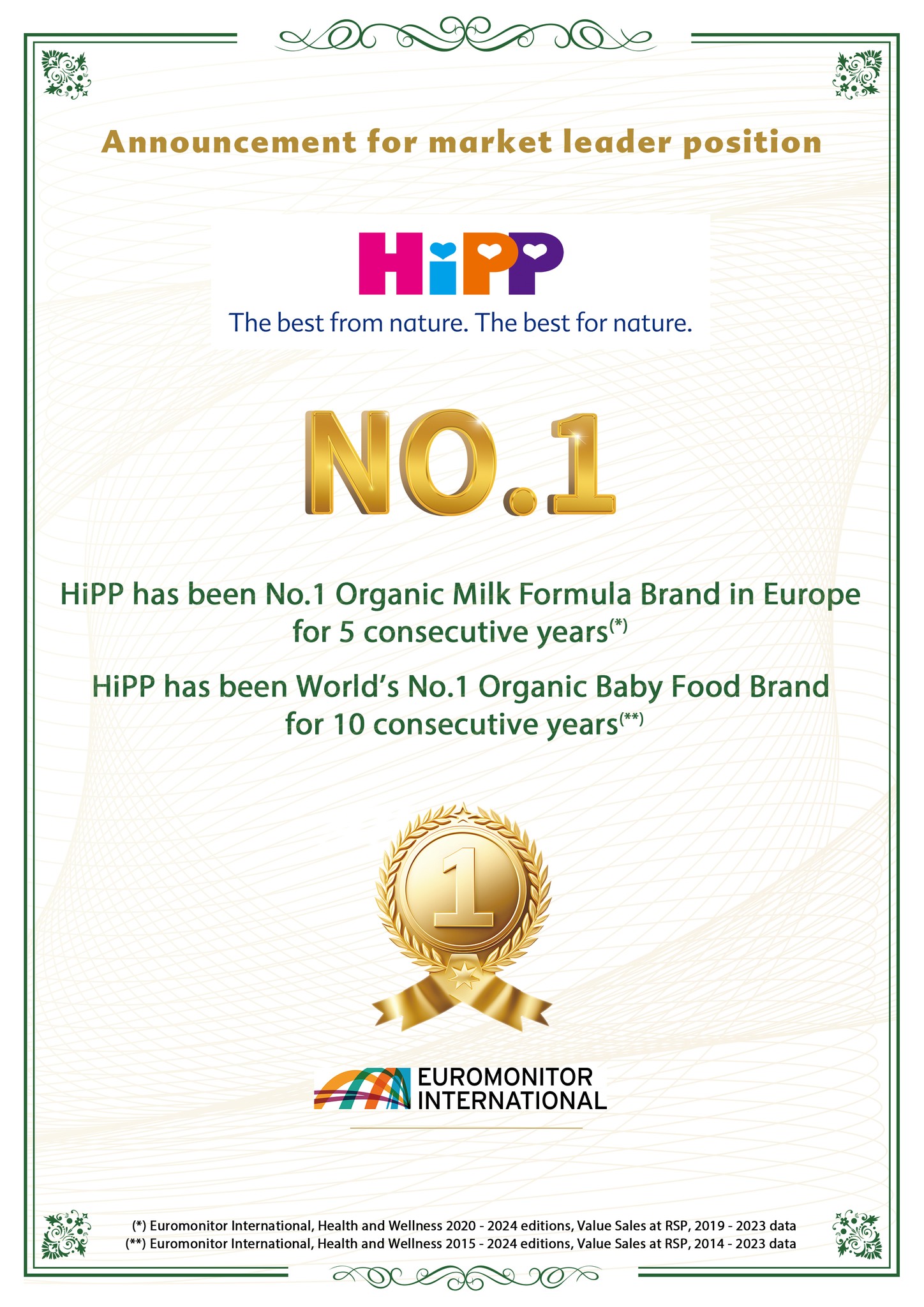 HiPP Việt Nam Facebook ad: HiPP, Thương hiệu tiên phong và bền bỉ…