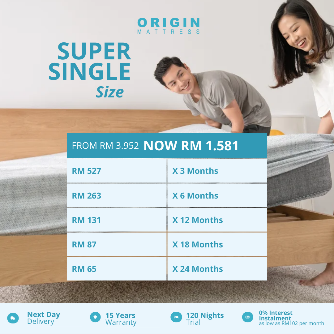Origin Mattress Malaysia Facebook ad
