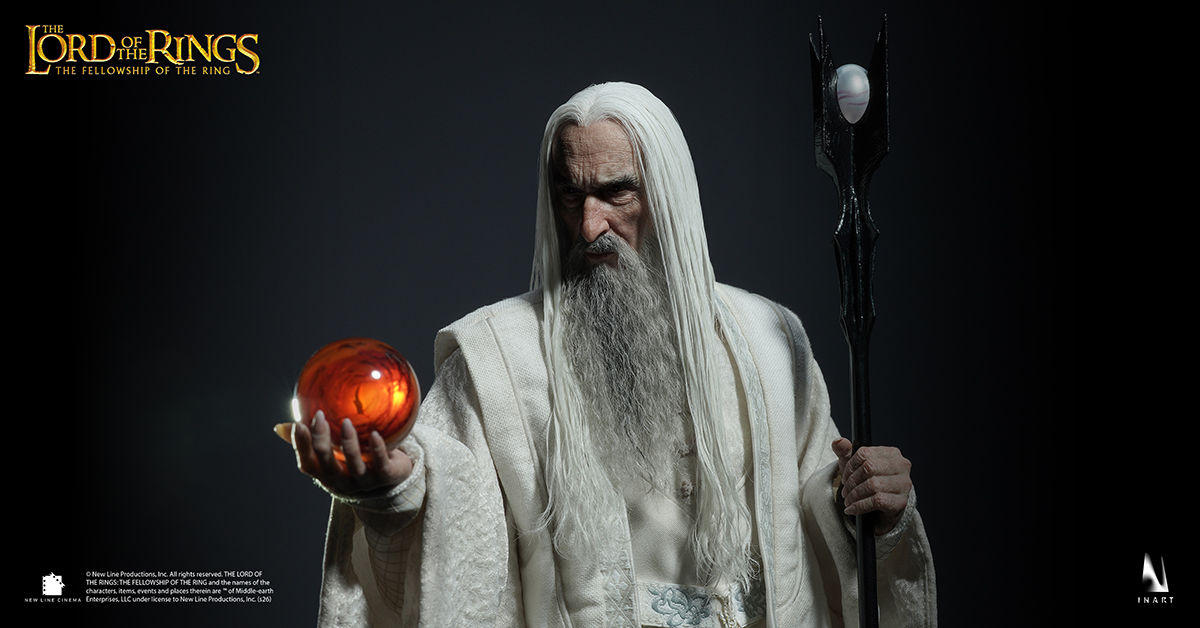 INART Collectibles Facebook ad: White wizard Saruman 1/6 collectible.