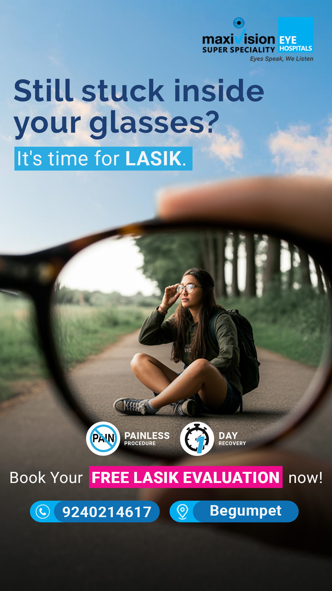 Maxivision Eye Hospitals Facebook ad