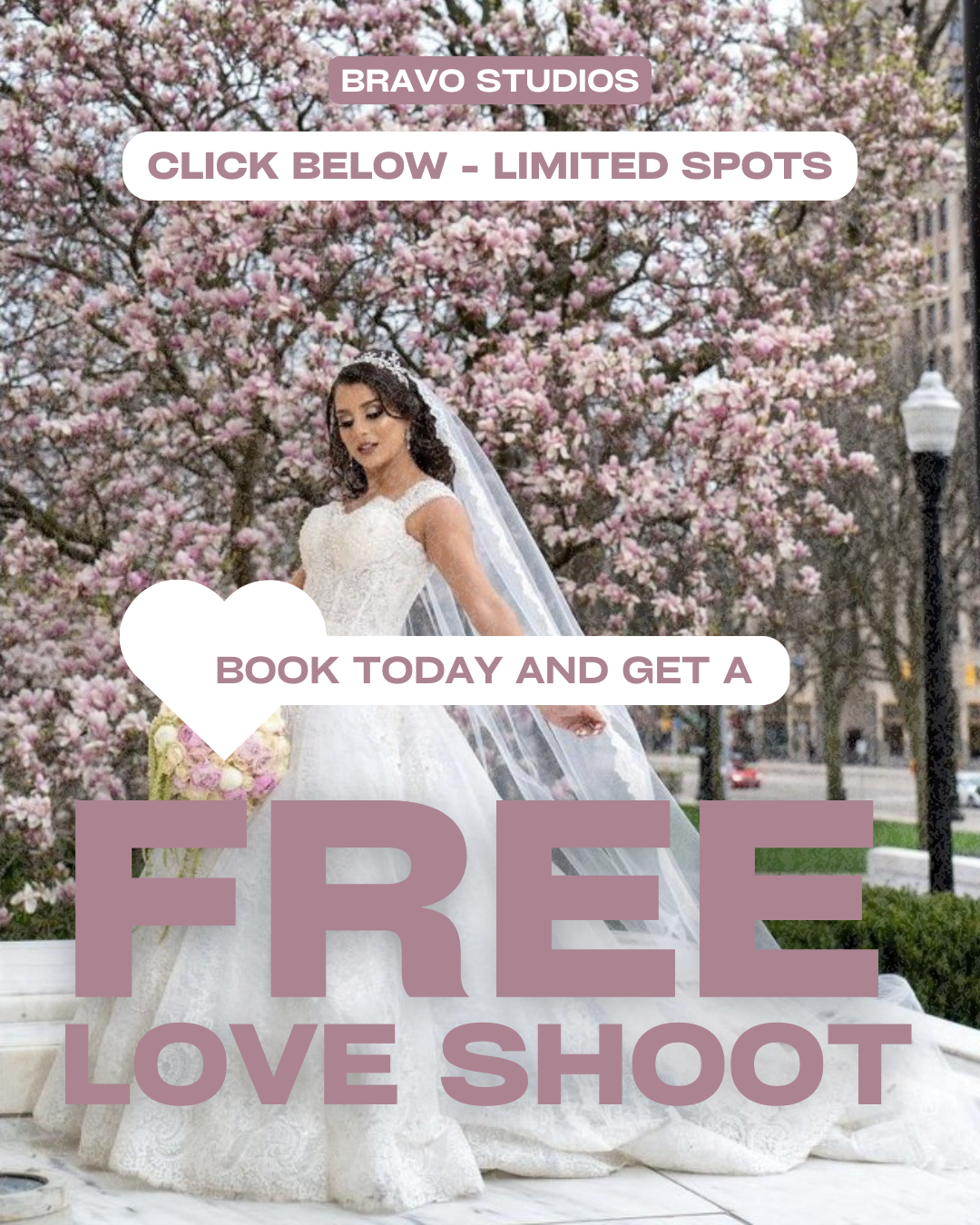Bravo Studios Facebook ad: Wedding Films in 30 Days or Less