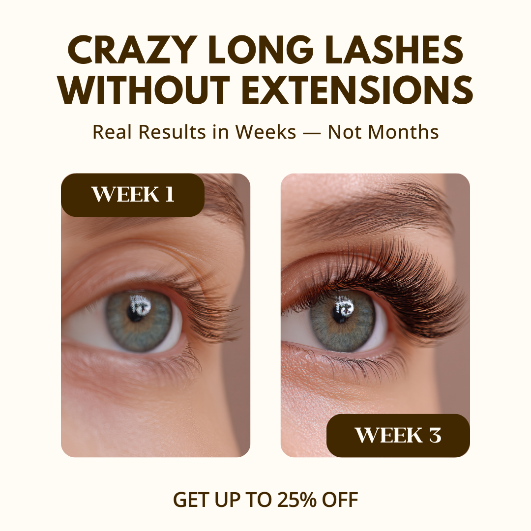 LifeCell Skin Facebook ad: Nature's Secret to Longer Lashes