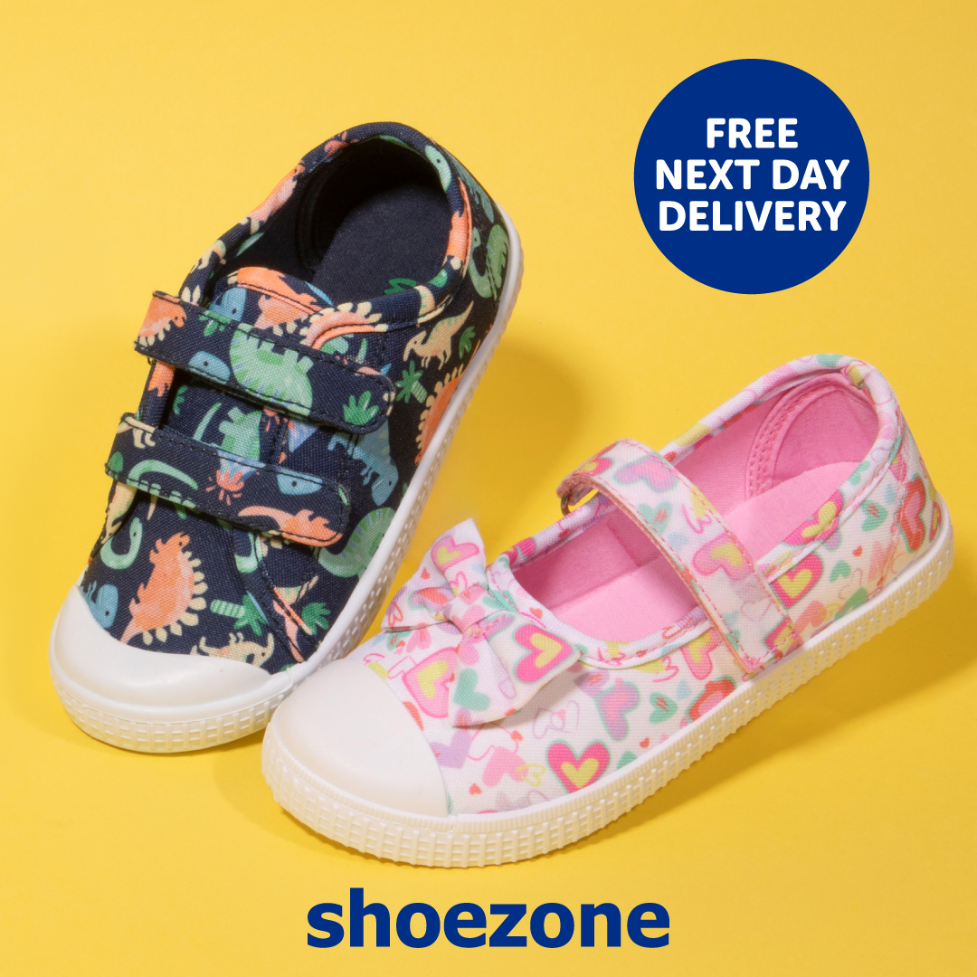 Shoezone Facebook ad: Jump Feet First Into Our Range