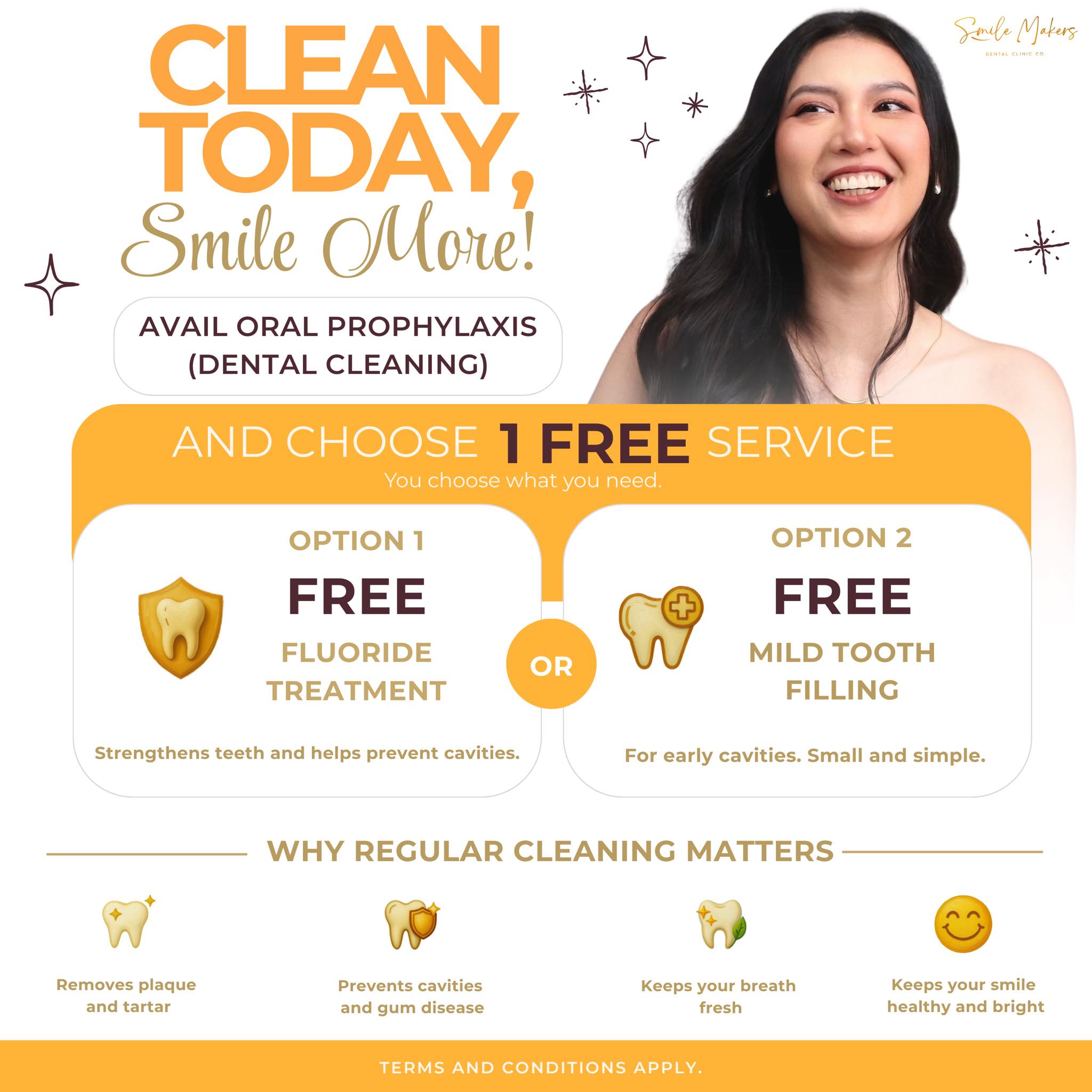 Smile Makers Dental Clinic Co. Facebook ad