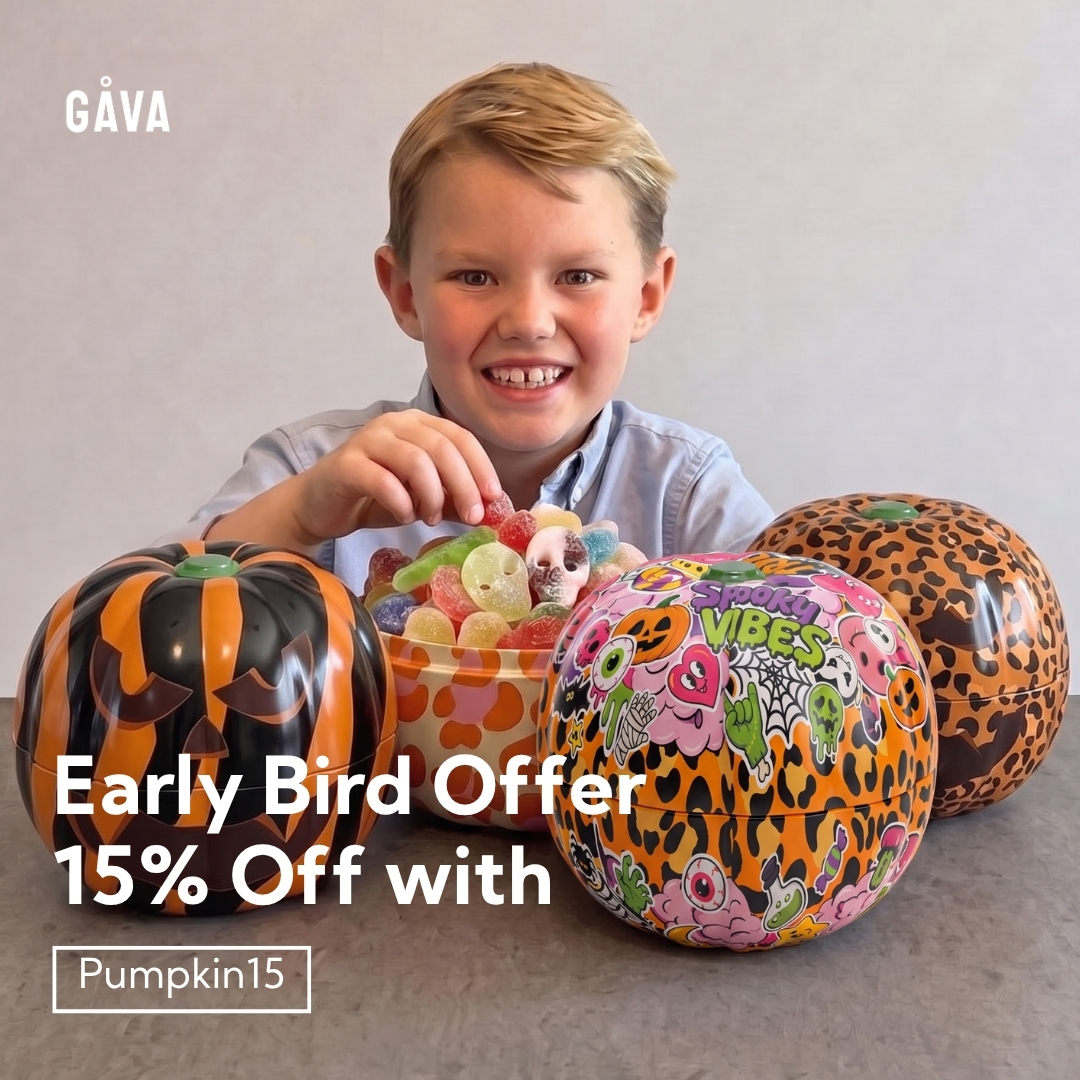 Gavagifting Facebook ad: 15% Off With Code PUMPKIN15