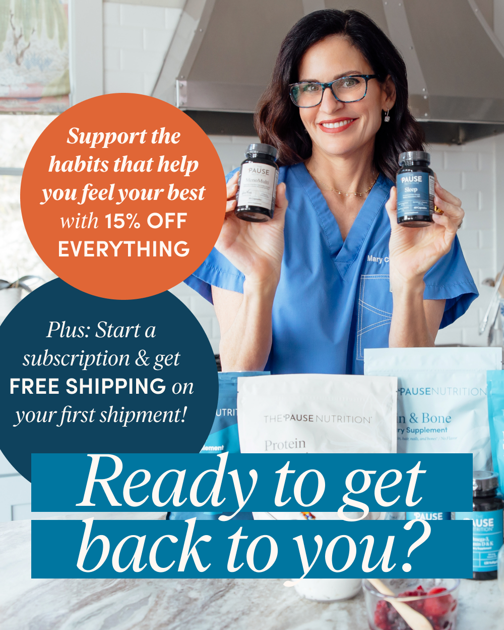 The Pause Life by Dr. Mary Claire Haver Facebook ad