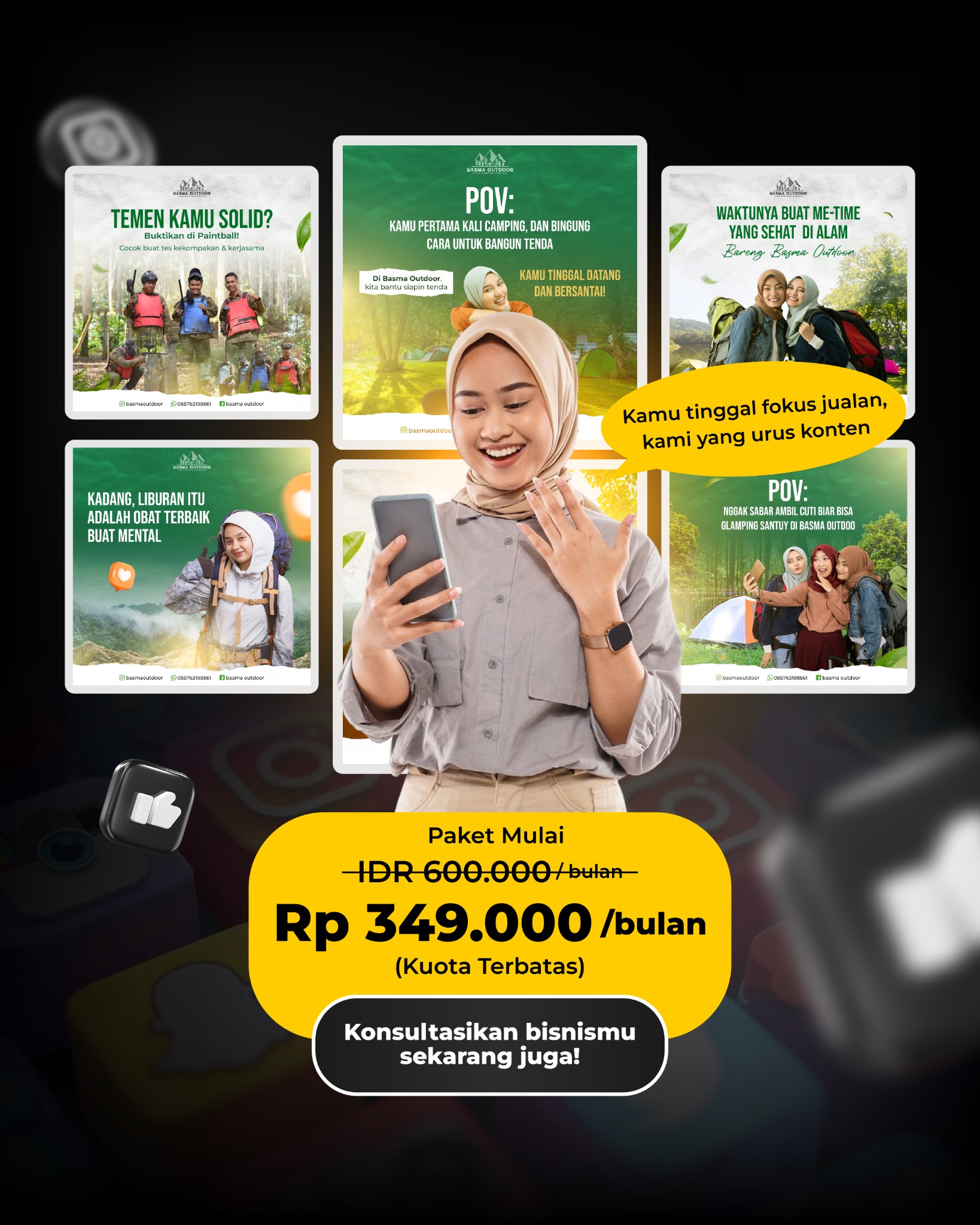 Dikelolain Facebook ad: 349 RB= 1 TEAM DIKELOLAIN