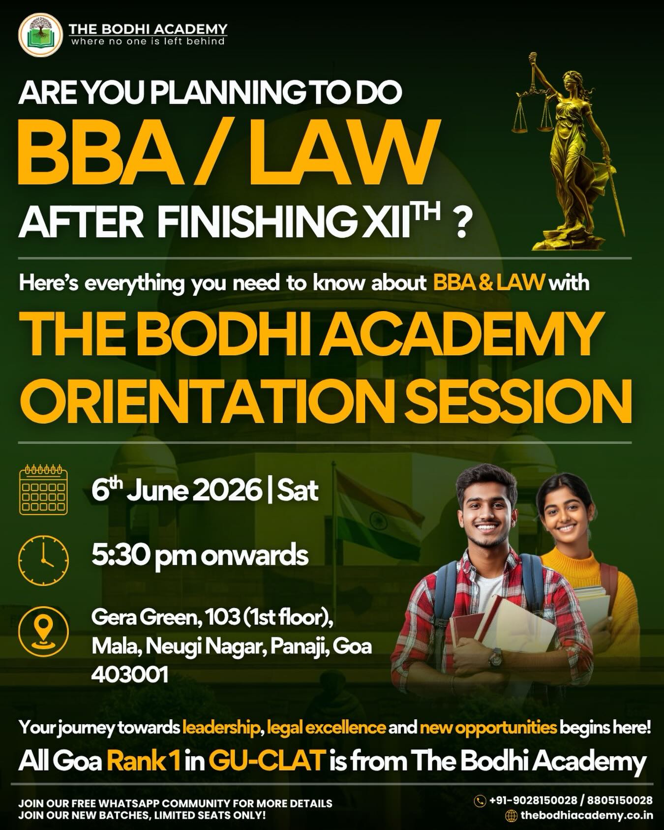 The Bodhi Academy Facebook ad