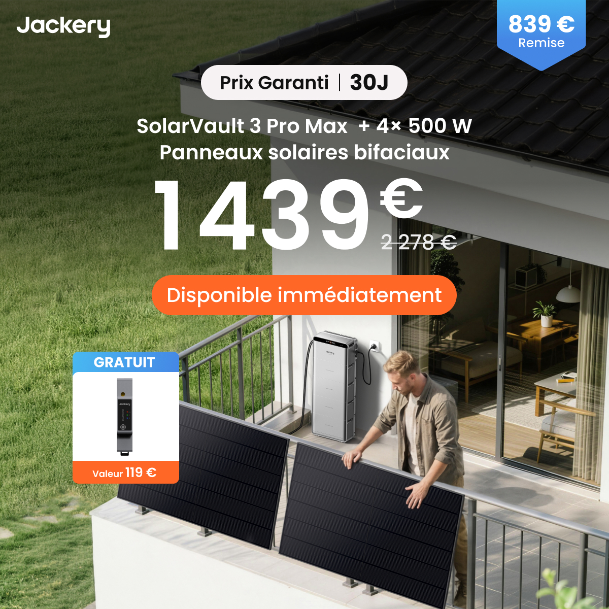 Jackery FR Facebook ad from Jul 31, 2026