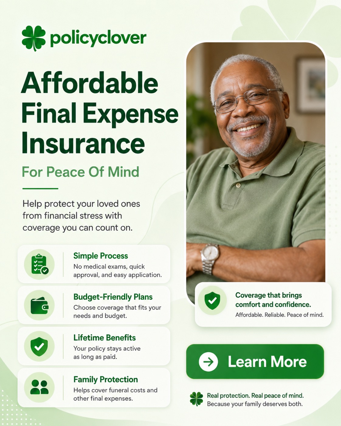 PolicyClover Facebook ad