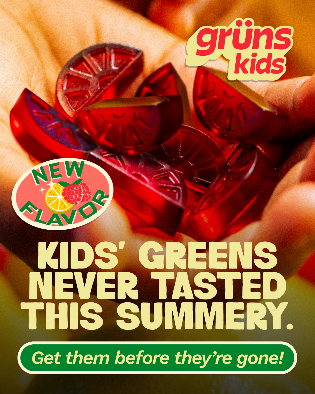 Grüns Kids Facebook ad
