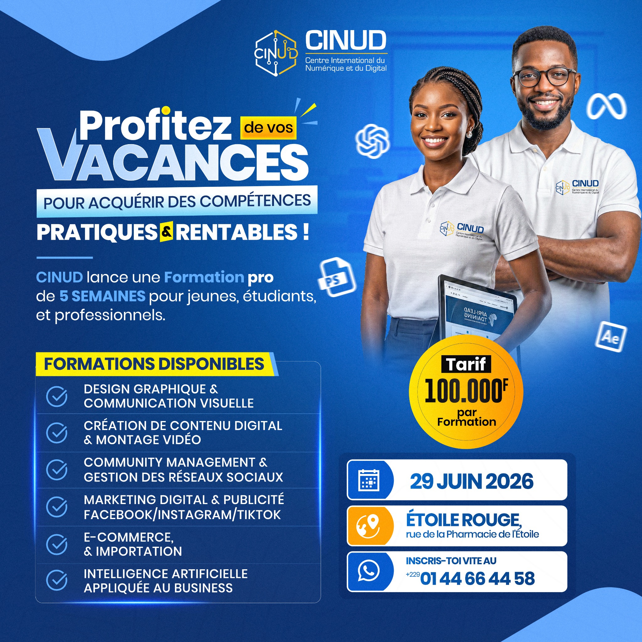 CINUD - Centre International du Numérique et du Digital Facebook ad: 𝗔𝗥𝗥Ê𝗧𝗘 𝗗𝗘 𝗦𝗖𝗥𝗢𝗟𝗟𝗘𝗥… 𝗔𝗣𝗣𝗥𝗘𝗡𝗗𝗦 À…