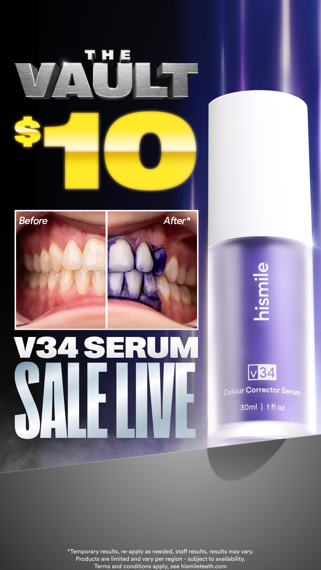 Hismile Facebook ad