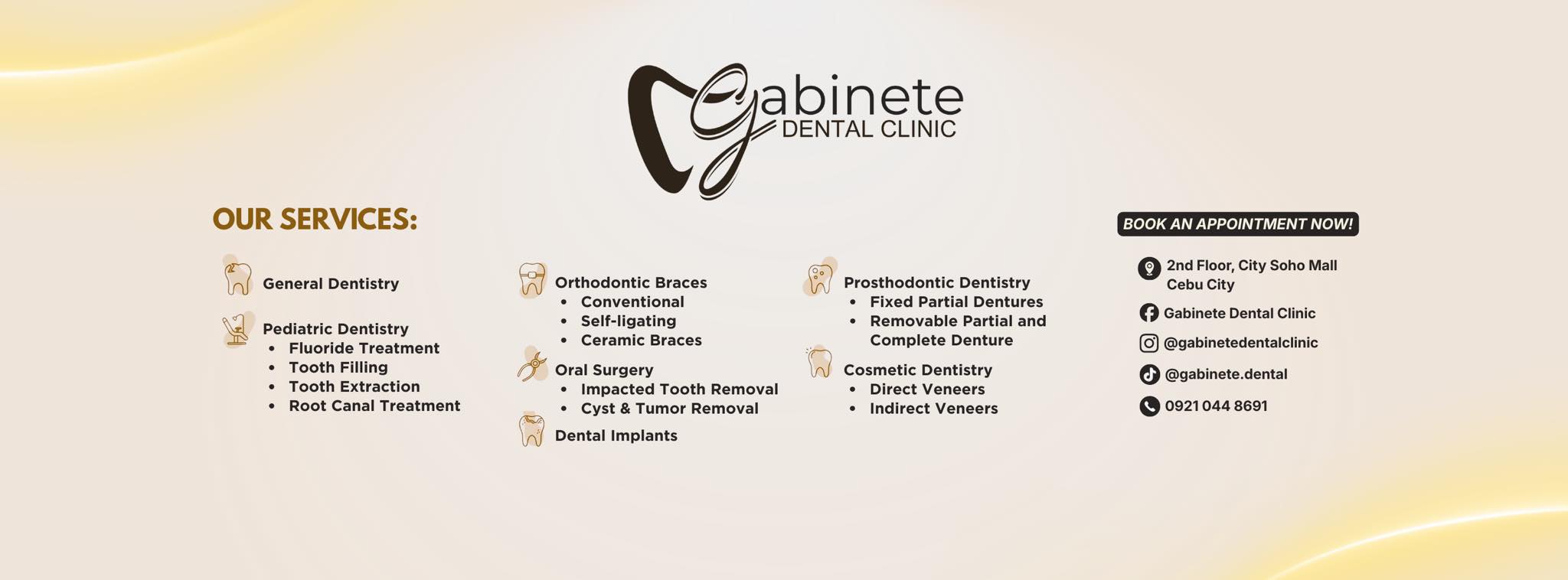 Gabinete Dental Clinic Facebook ad: 𝑆𝑚𝑖𝑙𝑒𝑠 𝑇ℎ𝑎𝑡 𝑆𝑡𝑎𝑦 𝑊𝑖𝑡ℎ 𝑌𝑜𝑢