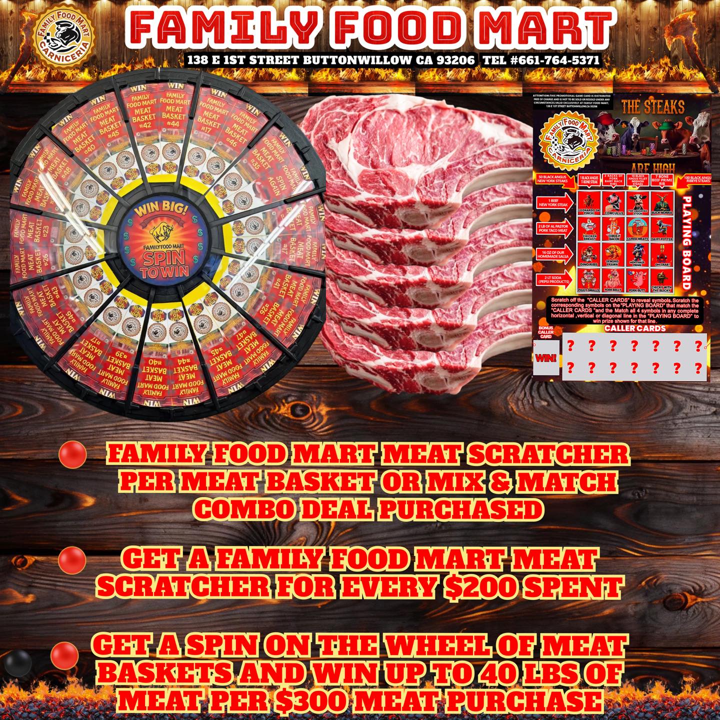 Familyfoodmart Facebook ad: FAMILY FOOD MART CLEAN-OUT SUPER SALE
