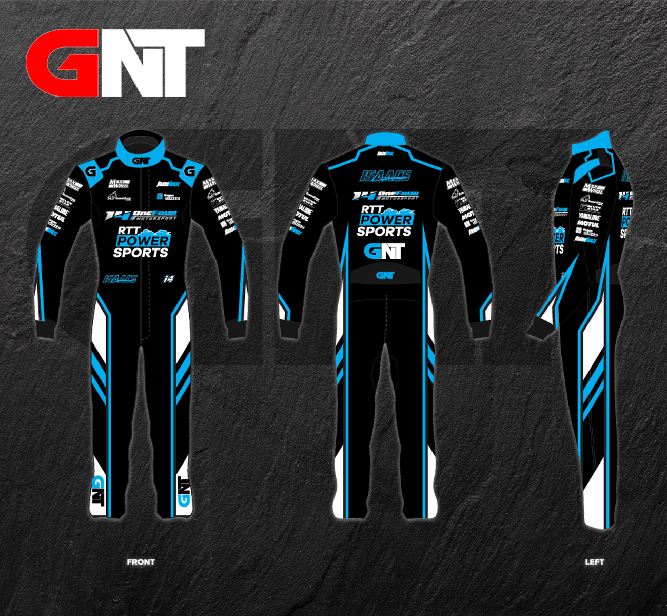 GNT Racewear Facebook ad: RACEWEAR BUILT FOR RACERS