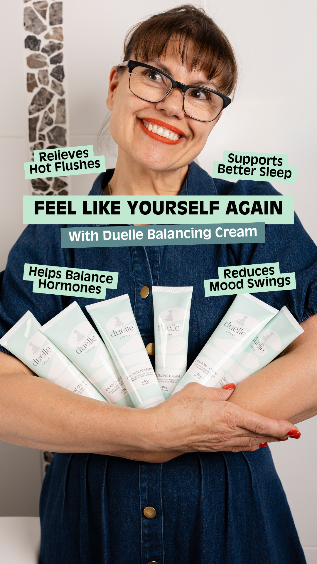 Duelle Balancing Cream Facebook ad: Natural Hormonal Support For Women