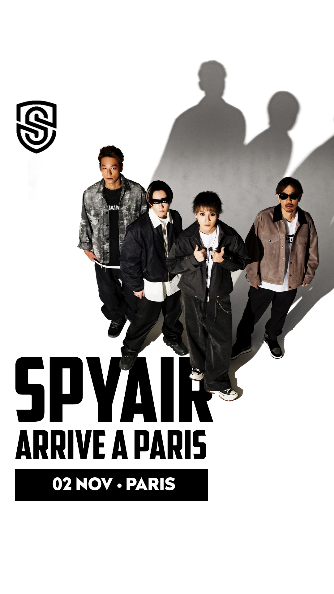 Dreamlight Labs Facebook ad: SPYAIR en concert à Paris, 02.11.2026