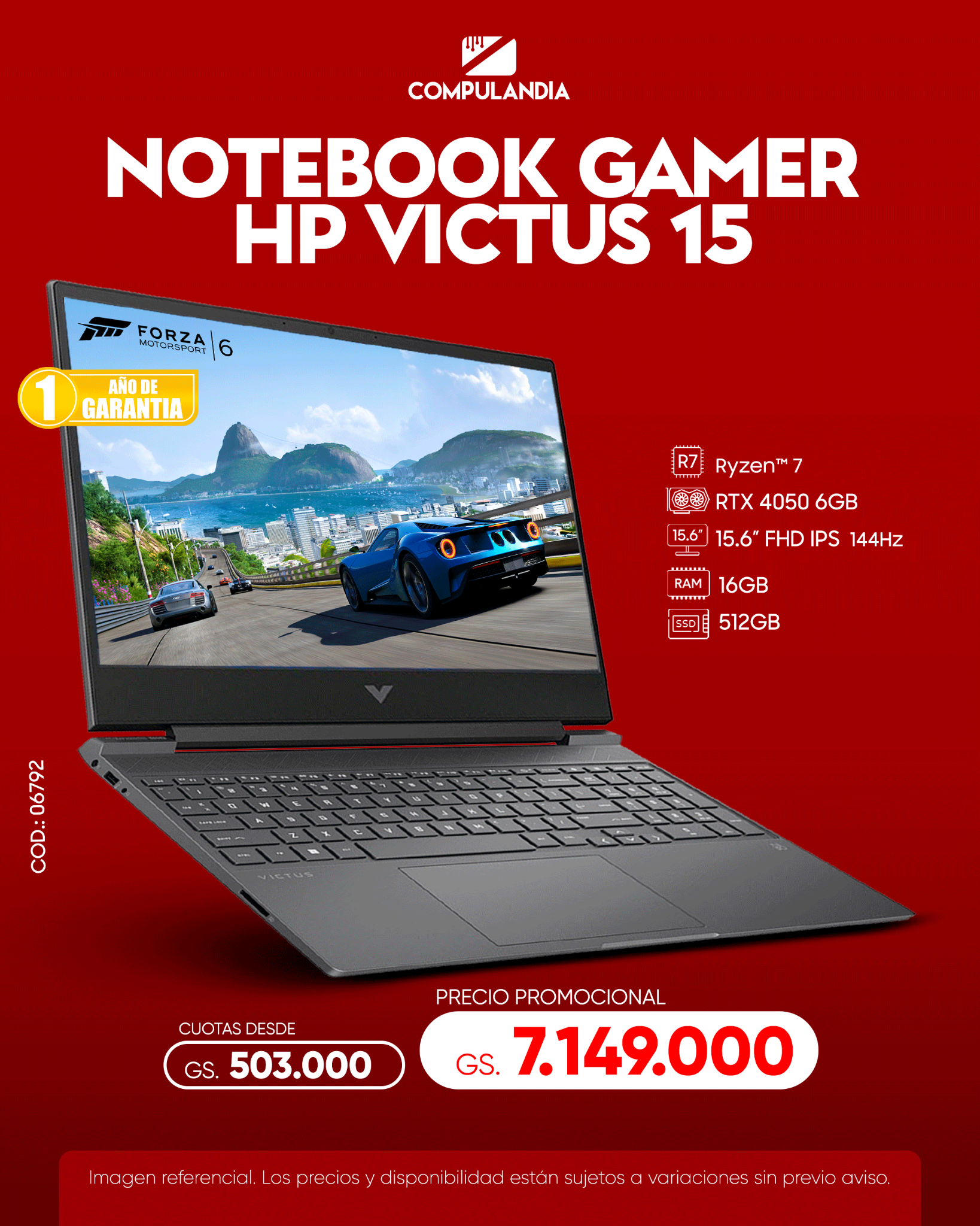 Compulandia Facebook ad
