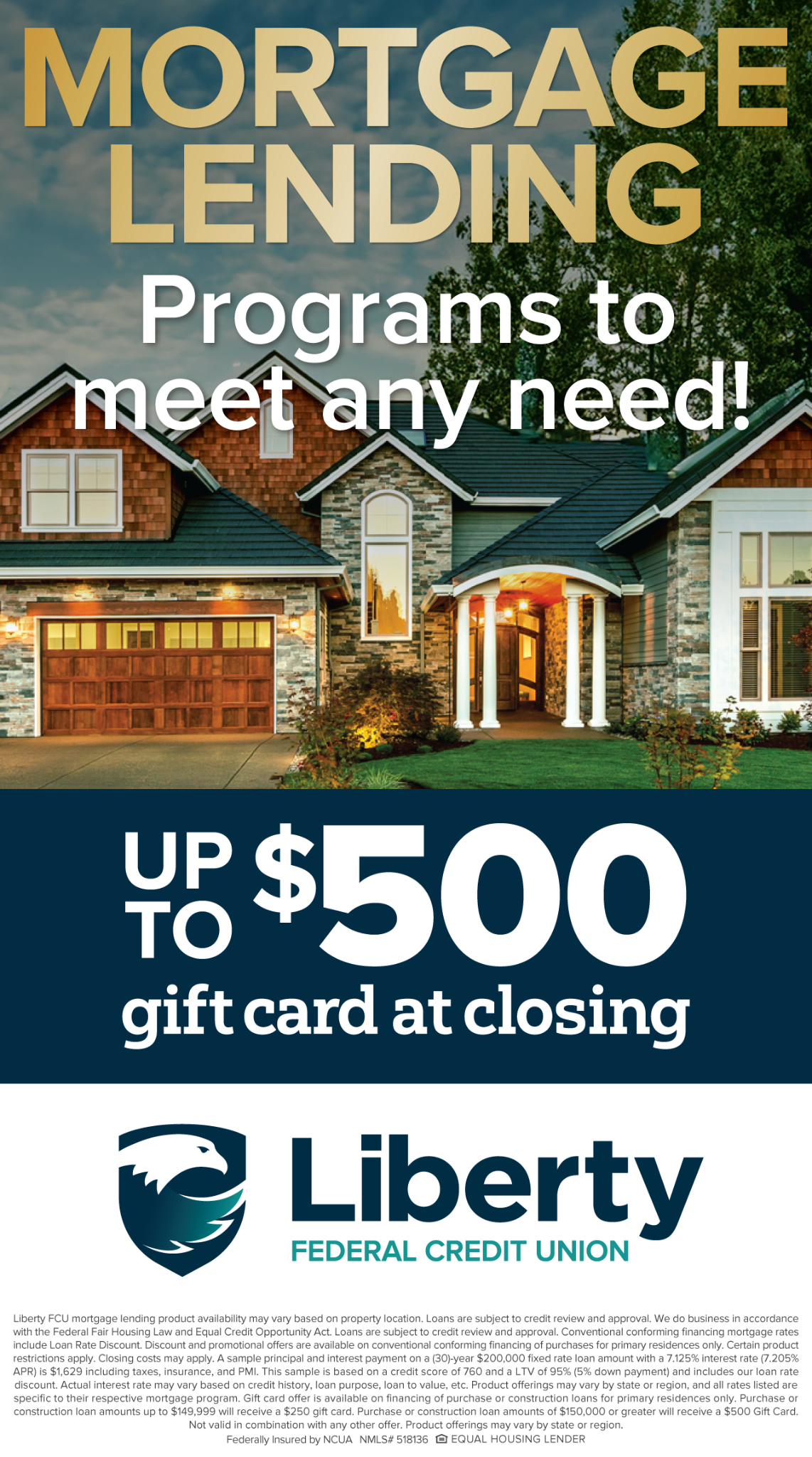 Liberty Federal Credit Union Facebook ad