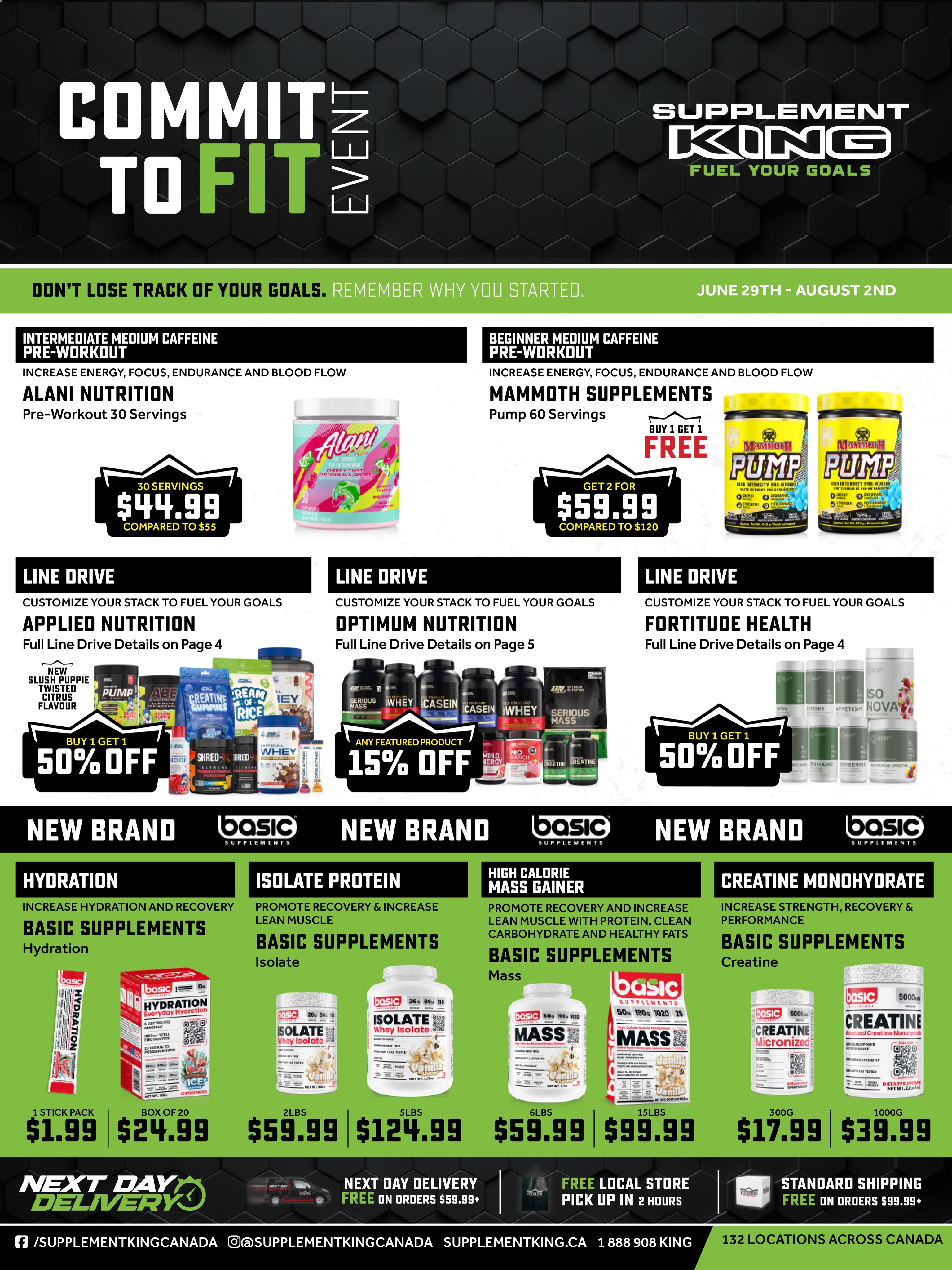Supplement King Canada Facebook ad