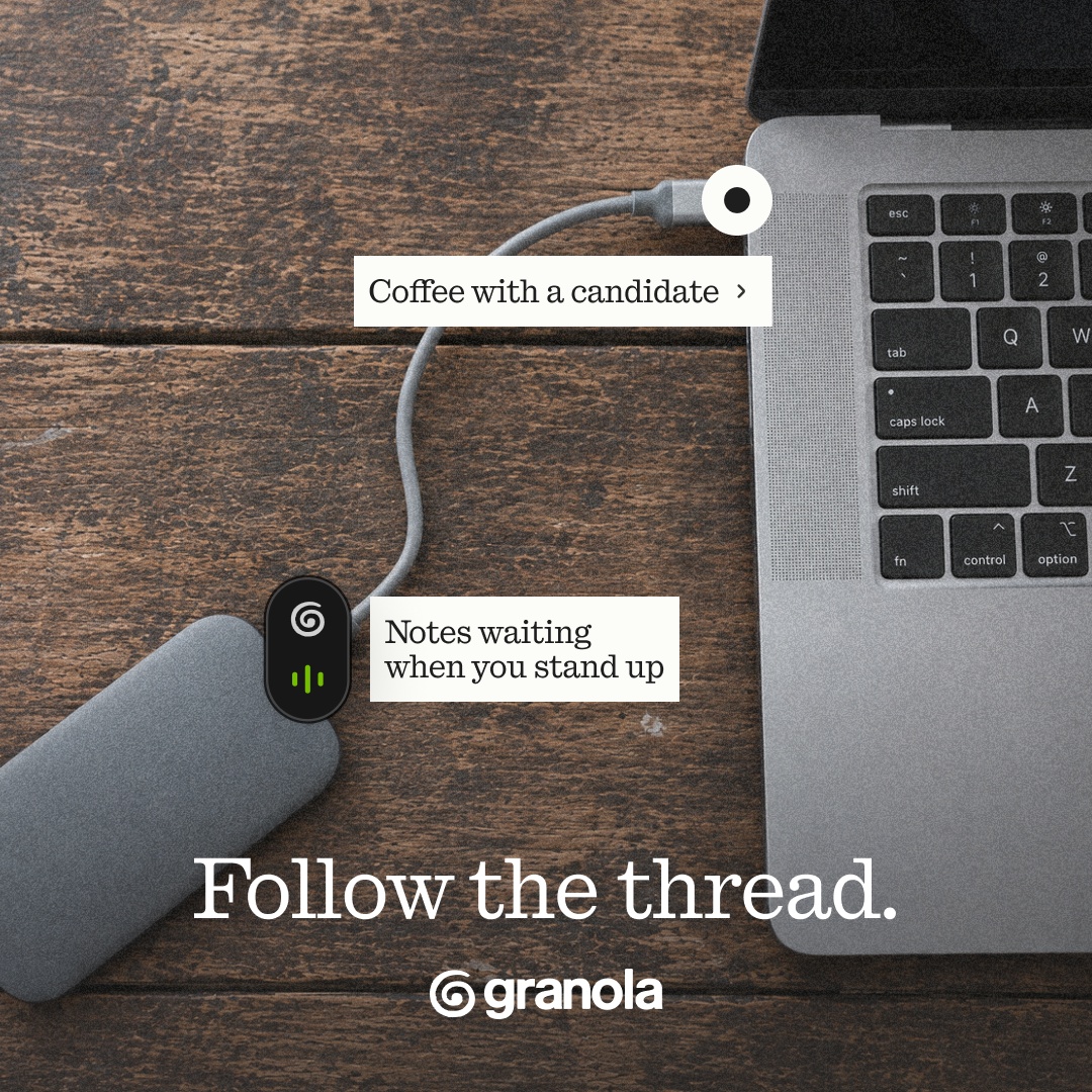 Granola - AI notepad Facebook ad