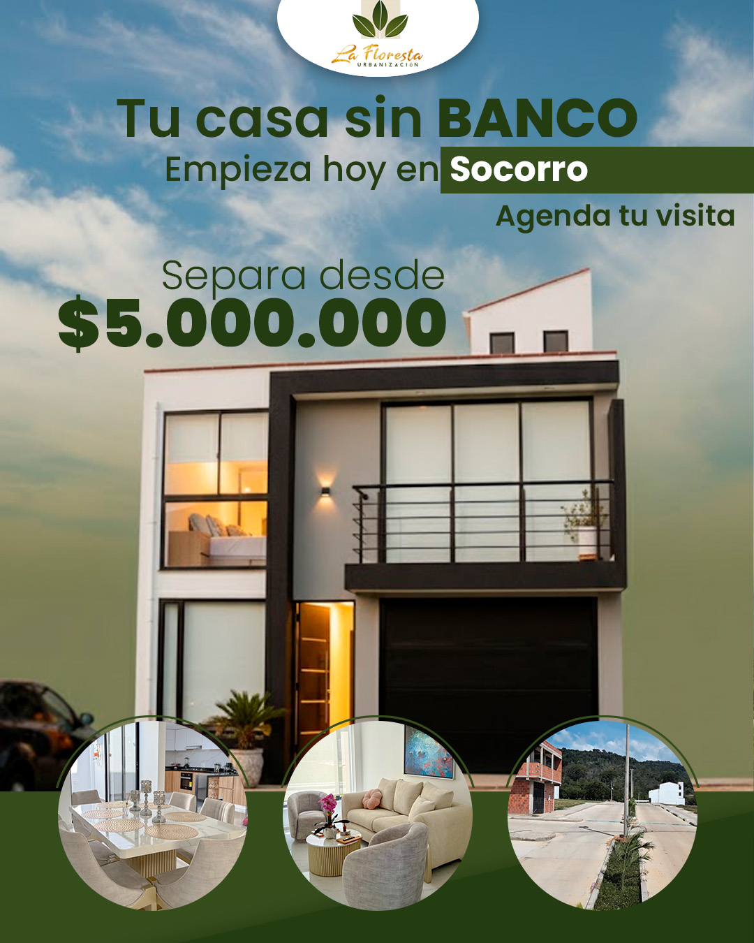 La Floresta Urbanización Facebook ad: Separa desde $5 millones y visita el proyecto hoy