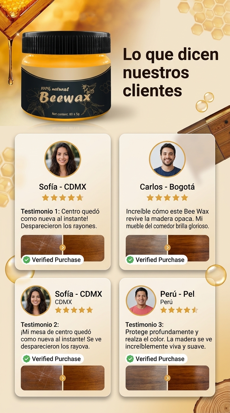 Global Import Facebook ad: BEEWAX Cera para muebles y piso